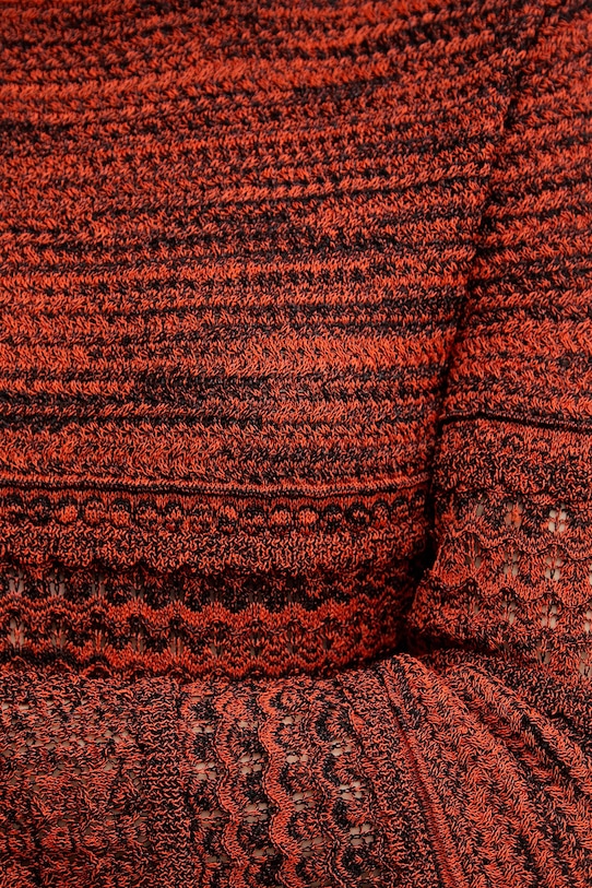 Sisley sweter 19EQL106E pomarańczowy