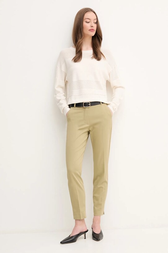Sisley sweter 17Q3M1069 beżowy SS25