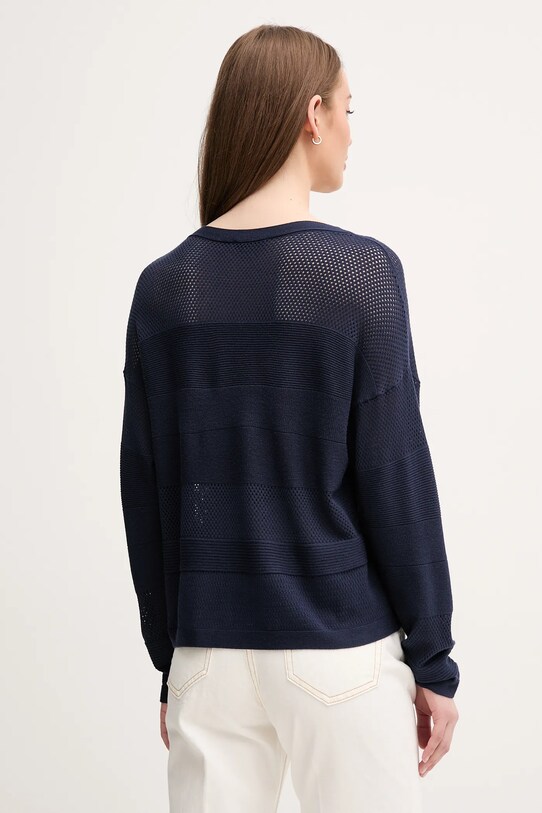 Îmbrăcăminte Sisley pulover 17Q3M1069 bleumarin