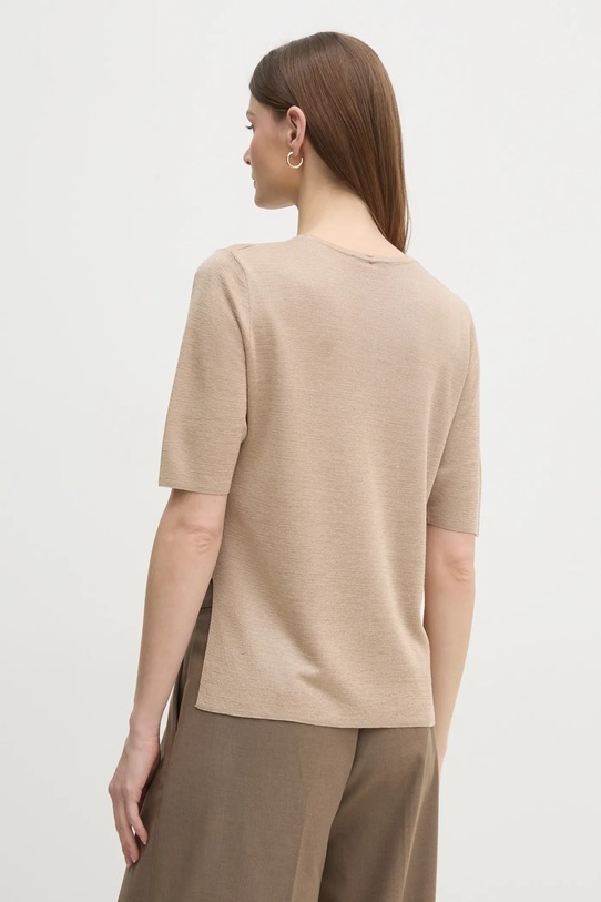 Odzież Sisley bluzka 101VM105Z beżowy