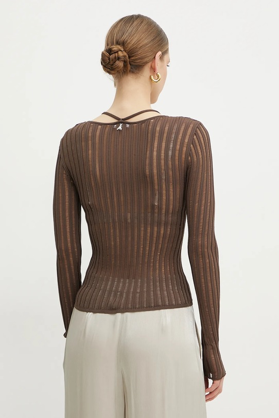 Îmbrăcăminte Patrizia Pepe cardigan 2K0308.K254 maro