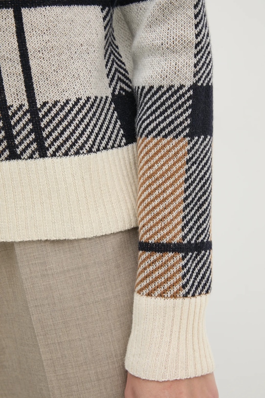 Barbour pulover de lana LKN1599MI11 maro