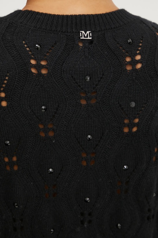 Svetr z vlněné směsi Marciano Guess ALDA 5RGR15.5856Z černá