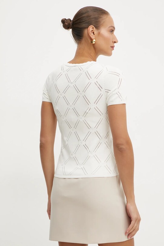 Oblečenie Sveter s prímesou hodvábu Marciano Guess ANNA 5RGR21.5857Z béžová