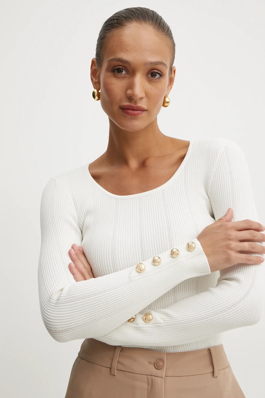 Pulover Marciano by Guess GRACE okrugli bež 5RGR26.5810Z