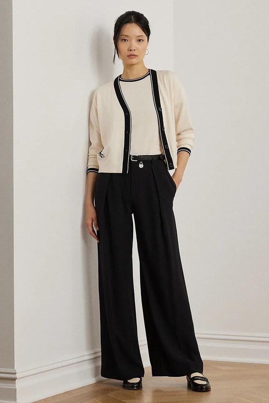 Oblečení Kardigan Lauren Ralph Lauren 200963660 béžová