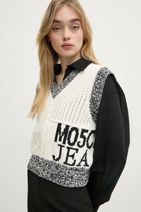 Безрукавка Moschino Jeans бежевий 0886.3209