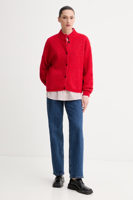 Gestuz kardigan 10906463 czerwony SS26