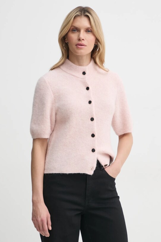 Îmbrăcăminte Gestuz cardigan din lână 10910034 roz