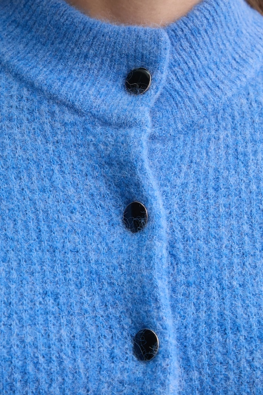 Μάλλινη ζακέτα Gestuz 10910034 μπλε