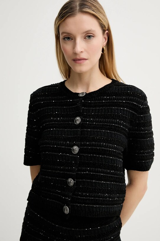 Gestuz cardigan negru 10910043