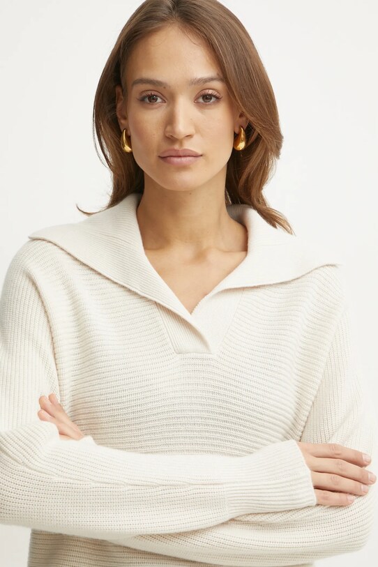 Шерстяной свитер MAX&Co. бежевый 2516361021200