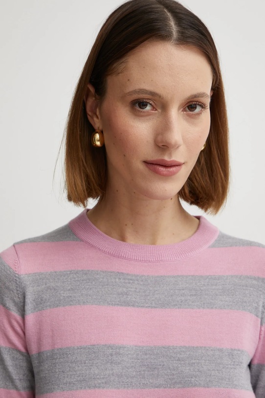 MAX&Co. pulover de lână roz 2516361071200