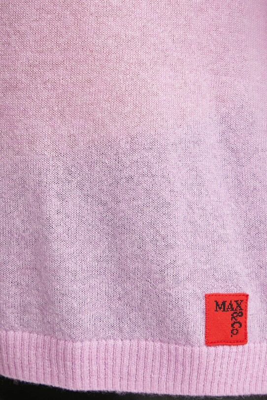 Свитер с примесью шерсти MAX&Co. 2516361091200 фиолетовой