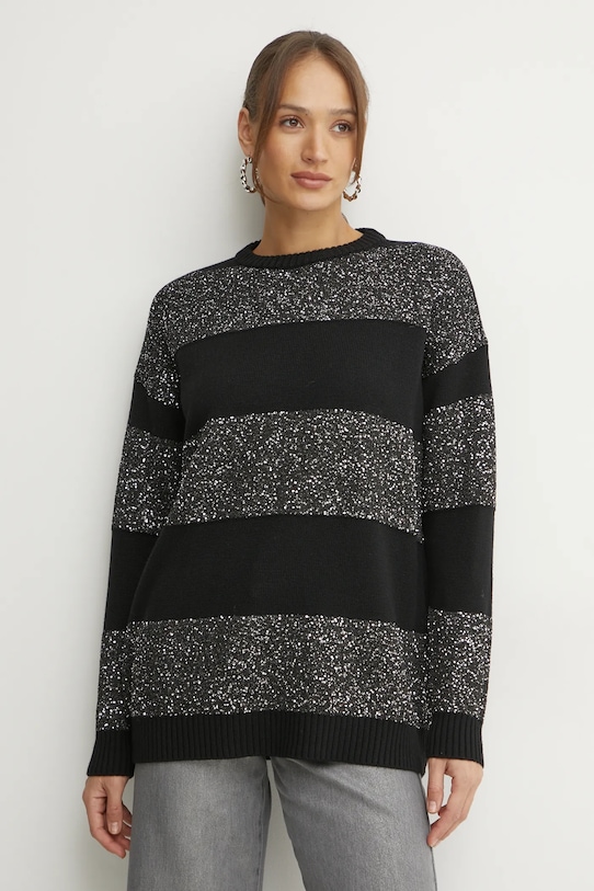 MAX&Co. pulover de lână grosime medie negru 2516361121200