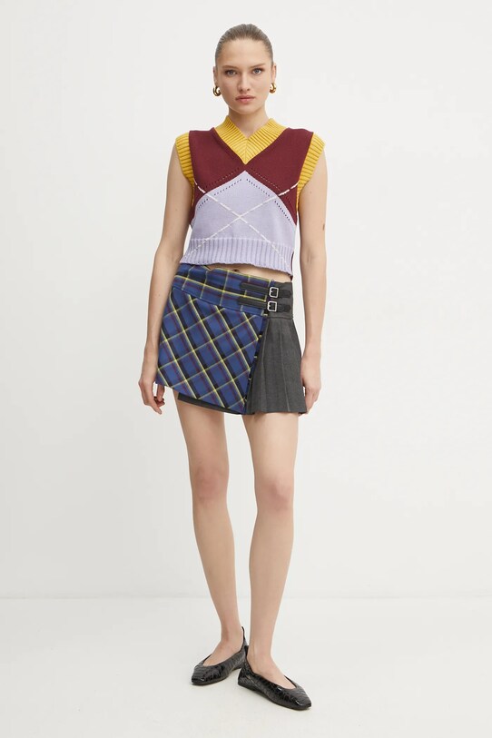 Bavlnená vesta MAX&Co. 2518351011200 burgundské SS25