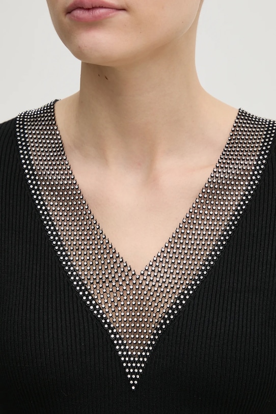 Dkny sweter P4JSAT69 czarny