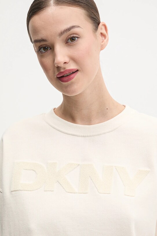 Dkny bluza beżowy DP5T1140