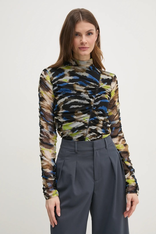 Blúzka Dkny slim viacfarebná P4KHVVID