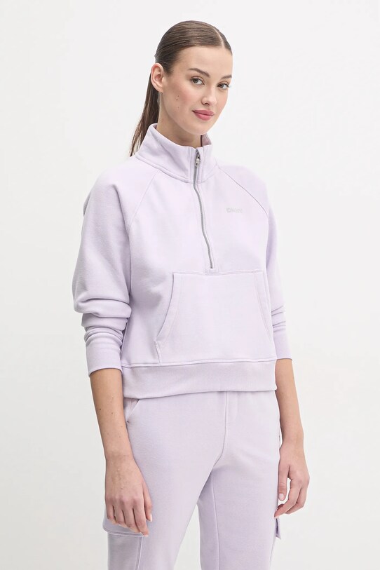 Dkny bluza aplikacja fioletowy DP5T9993