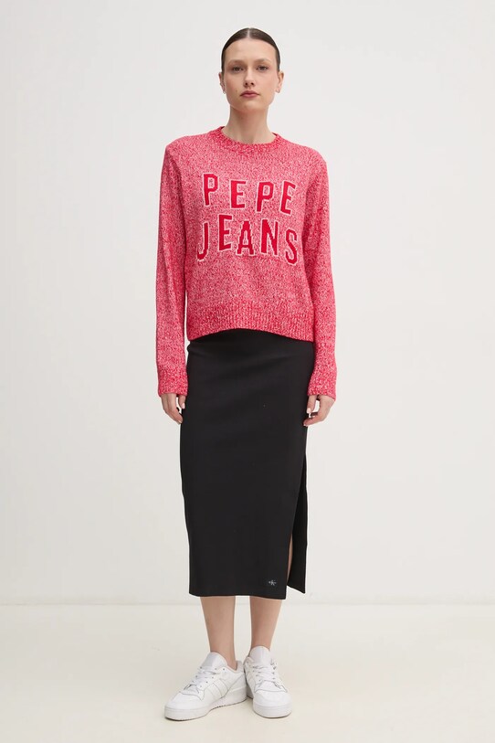 Πουλόβερ Pepe Jeans PANDORA PL702270 κόκκινο SS25