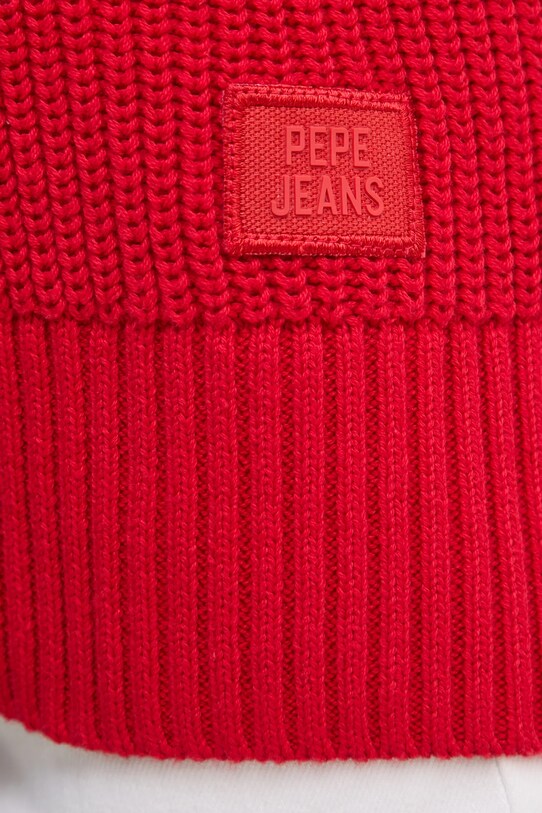 Pepe Jeans cardigan din bumbac PALOMA PL702271 rosu