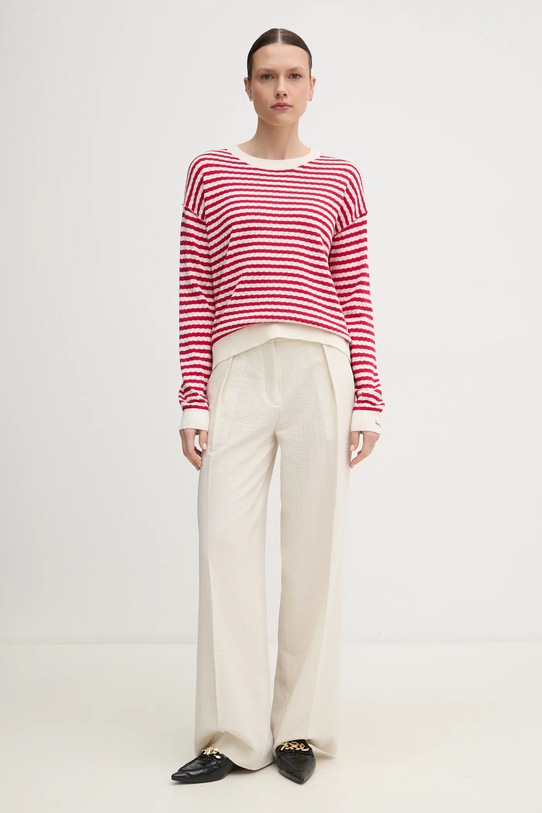 Pepe Jeans pulover POPPY PL702278 rosu SS25