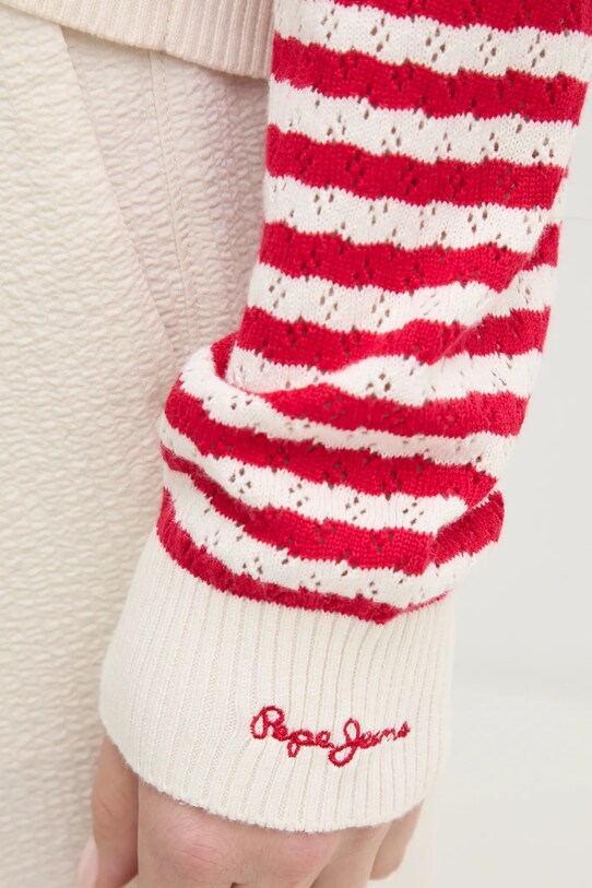 Pepe Jeans pulover POPPY PL702278 rosu