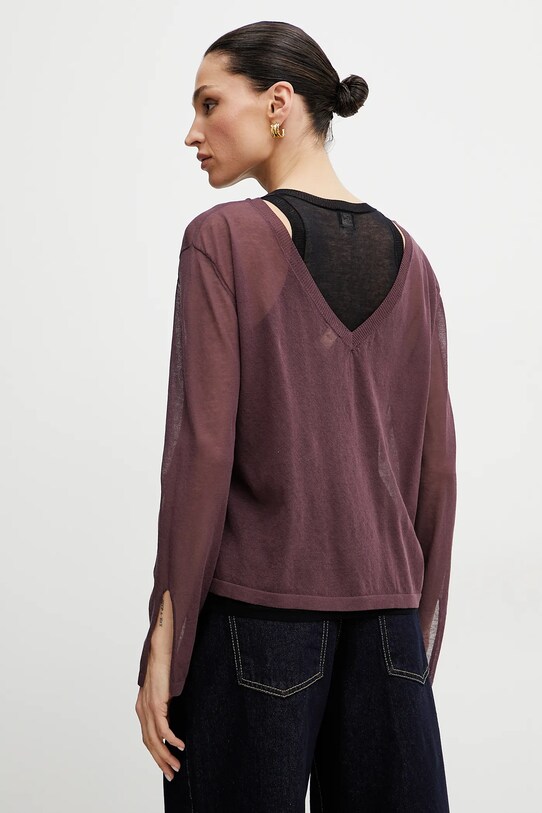 Odzież Pinko sweter 105153.A2LS fioletowy