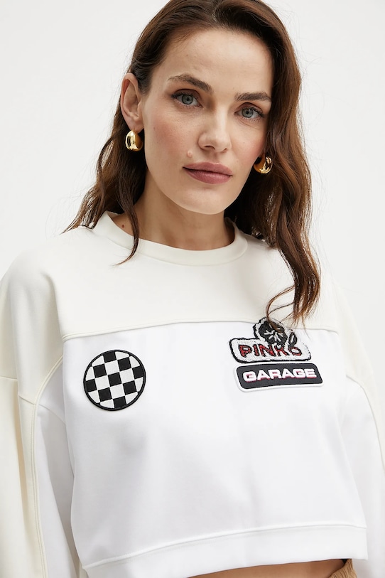 Mikina Pinko bílá 105265.A2MD