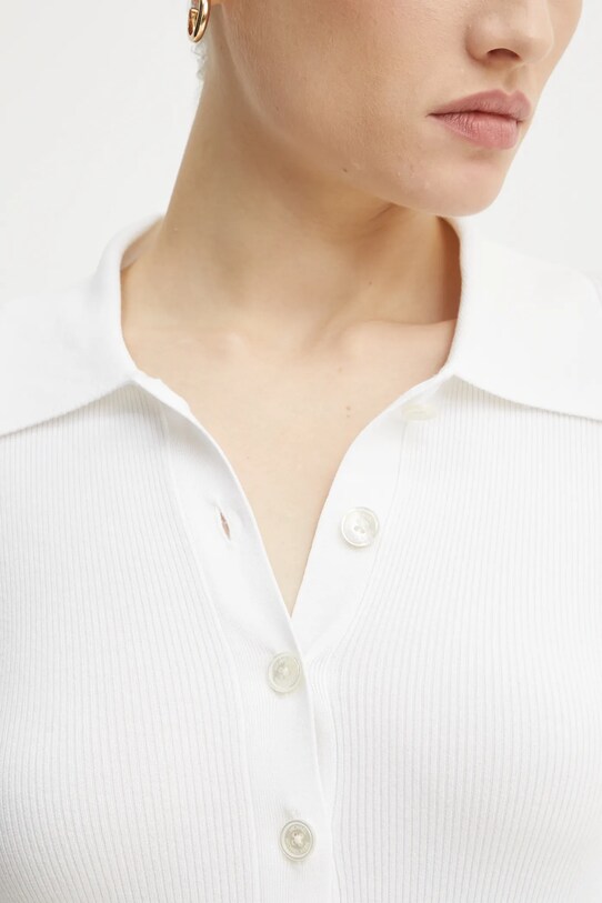 MICHAEL Michael Kors cardigan cu amestec de mătase bej MR56135GW2