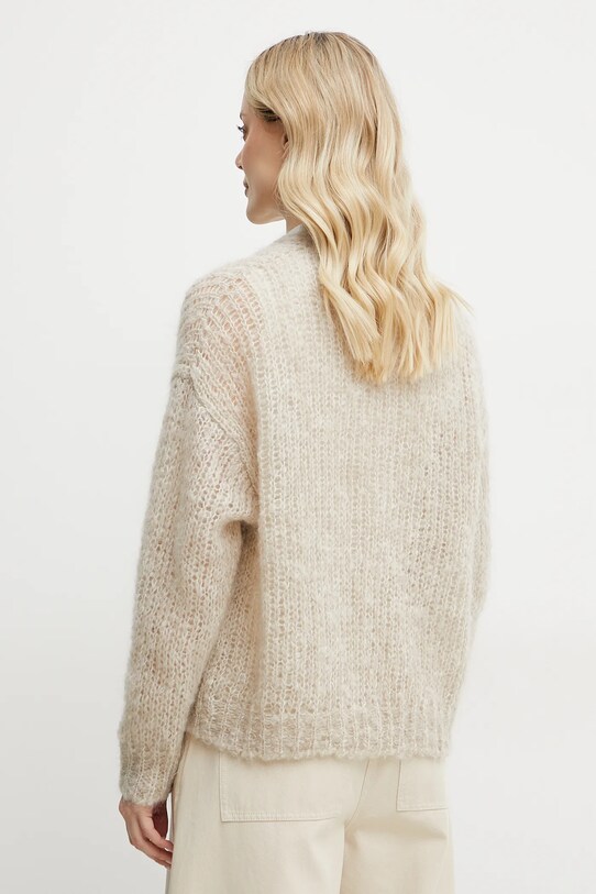 Odzież Weekend Max Mara kardigan wełniany 2515341031600 beżowy