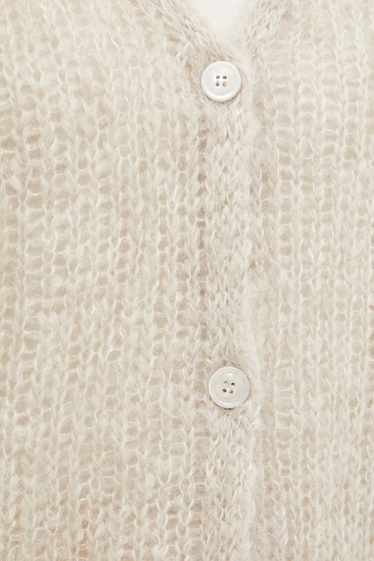 Weekend Max Mara kardigan wełniany 2515341031600 beżowy