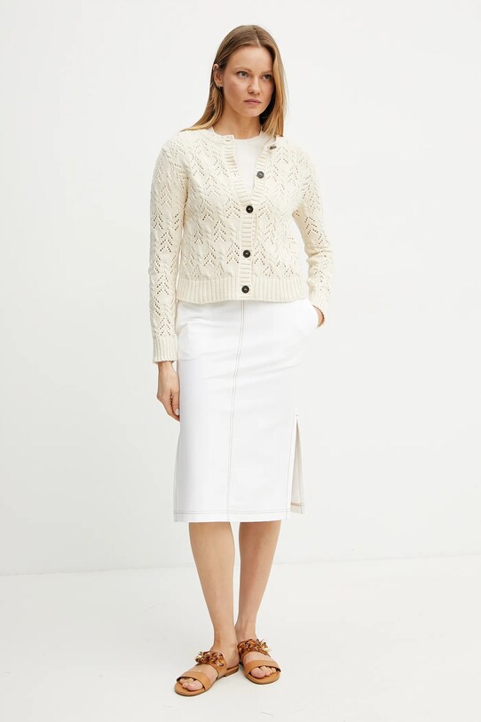 Hedvábný svetr Weekend Max Mara 2515361041600 béžová SS25