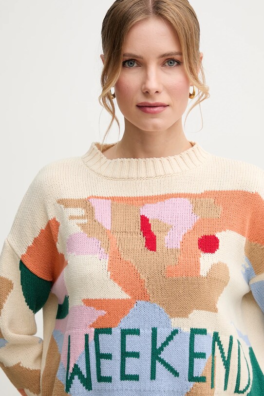 Weekend Max Mara pulover bej 2515361181600