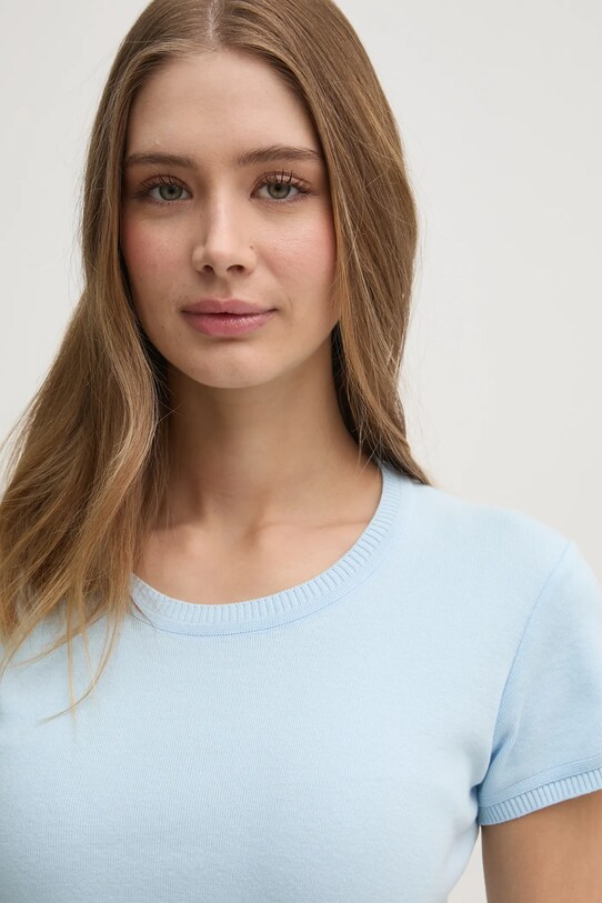 Bavlněný svetr United Colors of Benetton modrá 1091D1M10