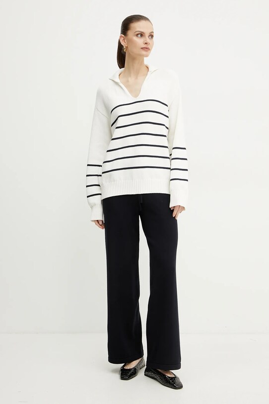 Max Mara Leisure pulóver 2516361087600 fehér SS25