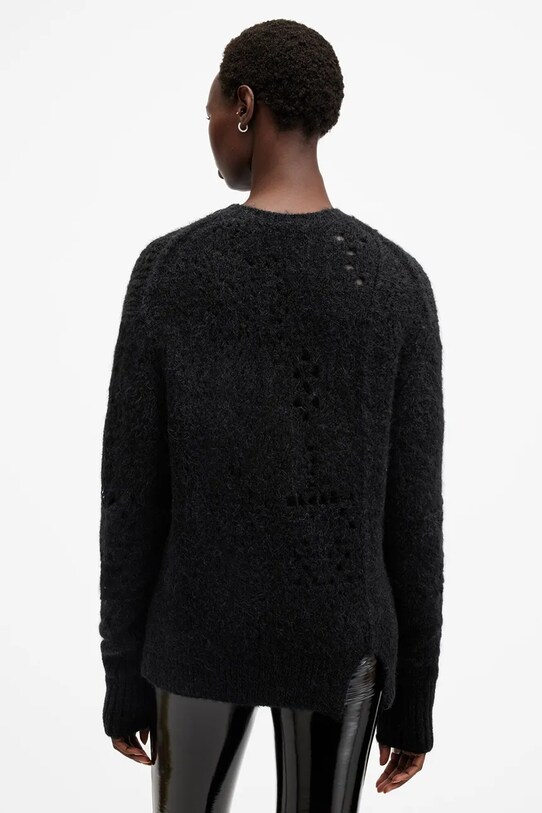 Шерстяной свитер AllSaints WINNIE чёрный W111KB