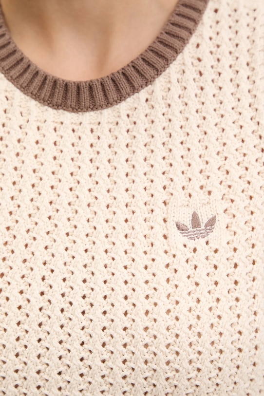 adidas Originals vestă KNITTED VEST JD0904 bej