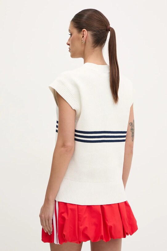 Odzież adidas Originals kamizelka KNITTED VEST JJ3486 biały
