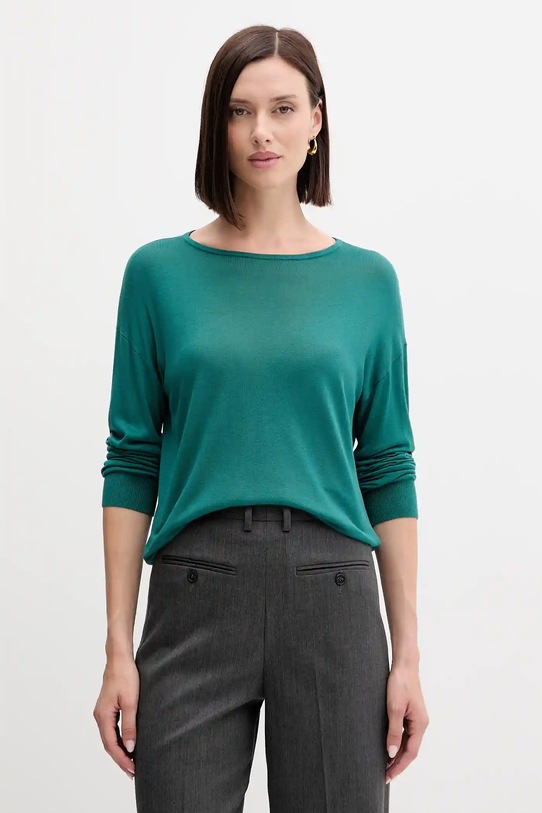 Πουλόβερ United Colors of Benetton τιρκουάζ 103VD10AV
