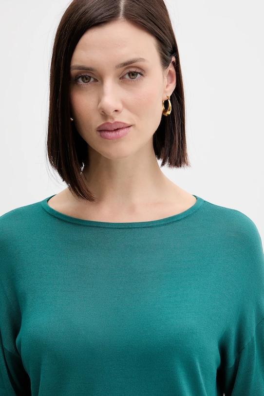 Πουλόβερ United Colors of Benetton τιρκουάζ 103VD10AV