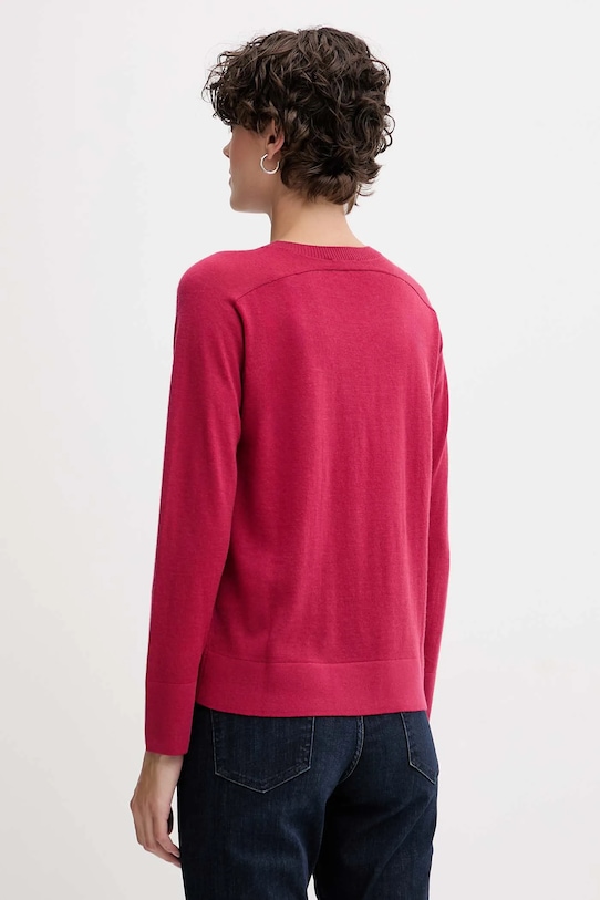 Odzież United Colors of Benetton sweter wełniany 11AHD10CV różowy