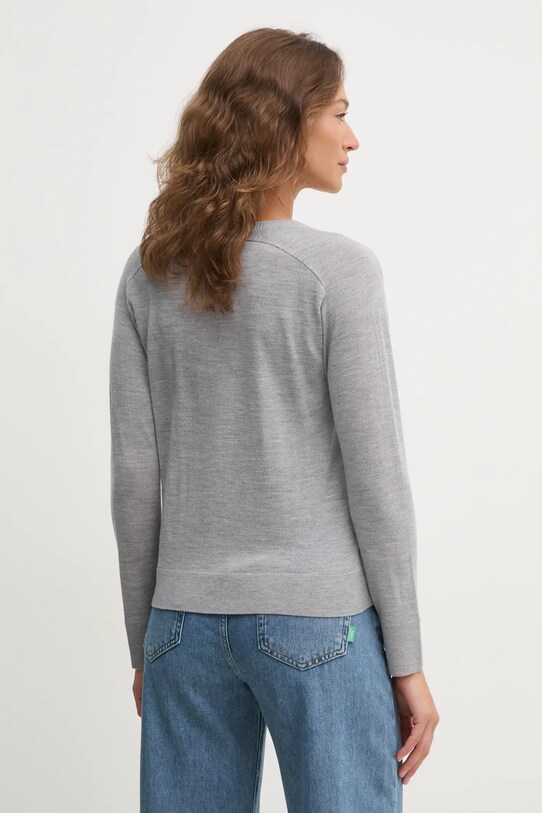 Îmbrăcăminte United Colors of Benetton pulover de lana 11AHD402M gri