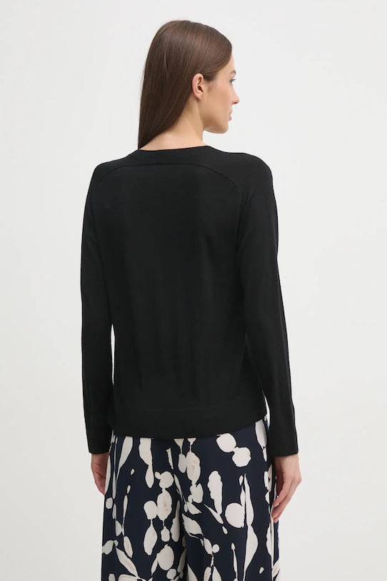 Одежда Шерстяной свитер United Colors of Benetton 11AHD402M чёрный