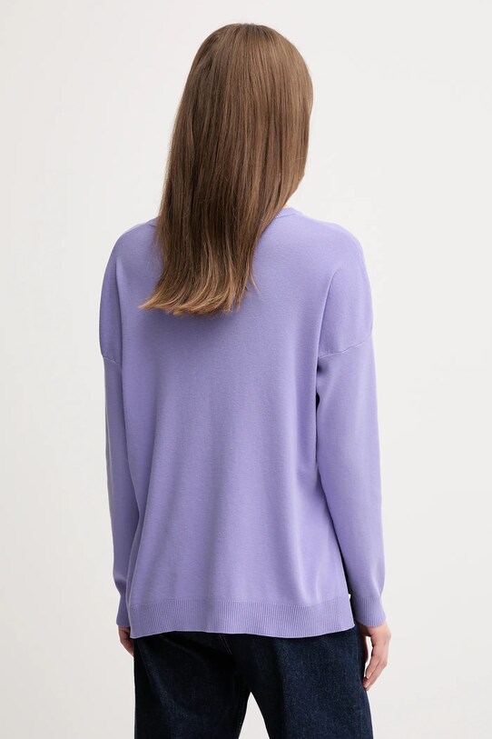 Îmbrăcăminte United Colors of Benetton pulover de bumbac 1091D10D7 violet