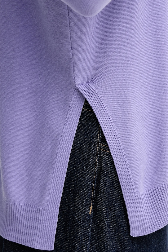 United Colors of Benetton pulover de bumbac 1091D10D7 violet