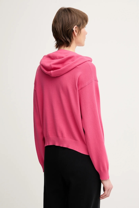 Ruházat United Colors of Benetton pamut pulóver 1294D203T rózsaszín