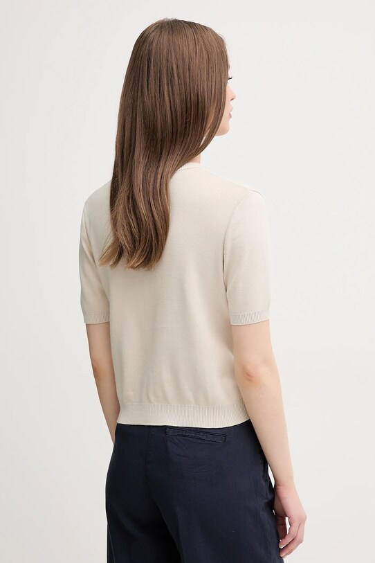 Odzież United Colors of Benetton sweter bawełniany 1091D10D5 beżowy