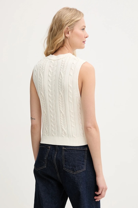 Odzież United Colors of Benetton kamizelka bawełniana 1694D10CM beżowy